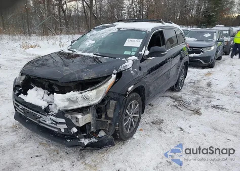 2017 Toyota Highlander Xle from USA, damaged, VIN 5TDJZRFH4HS391111